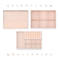 thumbnail image 4 of Unique Bargains Jewelry Box Small PU Leather Jewelry Organizer Case Storage Display Holder White, 4 of 8