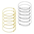 thumbnail image 2 of Paquete Brazaletes en de Ambre Chapado en material de oro y material de material acero Inoxidable Expandible BLESIY Brazalete ajustable, 2 of 8