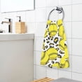thumbnail image 5 of Yellow Softball Pattern Bath Towel 100% Cotton Soft Thick High Absorbency Hand Face Towel Single Pack 16x28in, 5 of 7