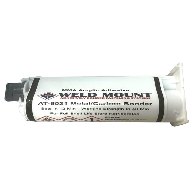 Cartucho de 50 ml con soporte adhesivo para soldadura Metal Bond AT-6031