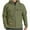 Army Green, variant on cfhntfmh Mens Hoodies Full Zip Fleece Cargo Sweatshirt with Zip Pockets Long Sleeve Sweatshirt Sports Outdoor Hooded Jacket（Wine,X-Large)