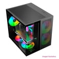 thumbnail image 2 of Gabinete Xzeal Cubo MATX 3 Ventiladores ARGB Negro XZGAMC1B, 2 of 4