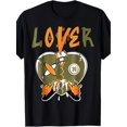 thumbnail image 1 of Loser Lover Drip Heart Olive Green 5s Matching For Men Women T-Shirt220g, 1 of 7