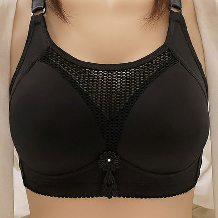 GENGING Clearance Bras for Women Woman s Fashion Rollback Clothes Plus Size Wire Flash Deals of The Day Push Up Hollow Out Bra Underwear