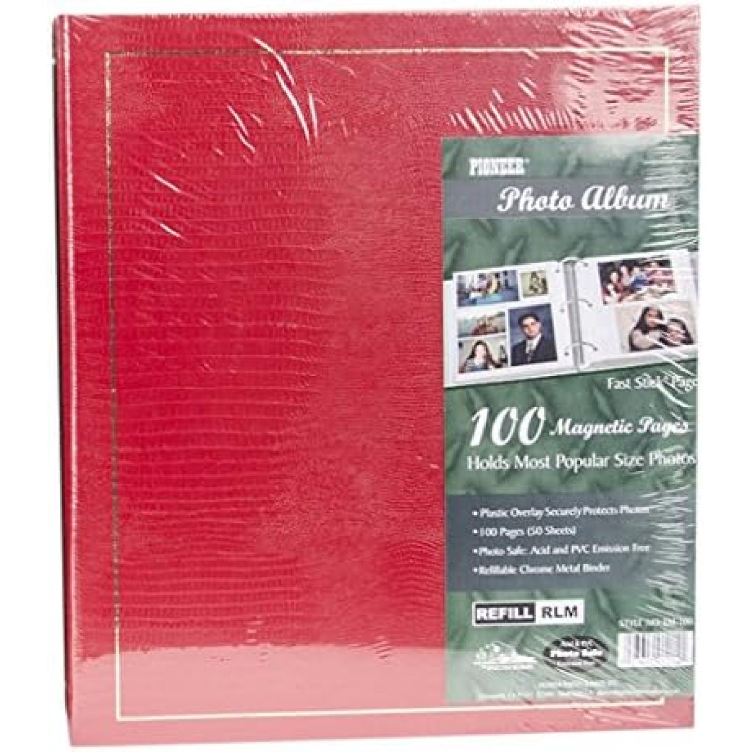 CYQUIO LM100 Binder 3ring Photo Album 100page , Pack of 1