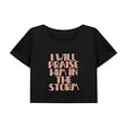 thumbnail image 1 of Camiseta corta casual de verano con cuello redondo para mujer para ir de compras, deportes de senderismo SG, 1 of 7