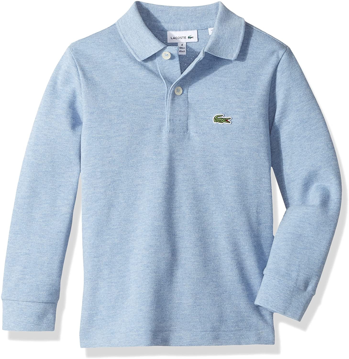 lacoste boys long sleeve polo
