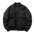 thumbnail image 1 of Men's Motorcycle Jacket Heavy-Duty Riding Workwear, Loose Fit Flight Suit Inspired Outdoor Utility Jacket with Multi-Pockets for All-Weather Protection, 1 of 8