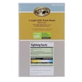 thumbnail image 2 of Hampton Bay 1-Light Black Integrated LED Large-Step Linear Track Lighting Head, 2 of 3