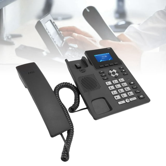 Business Phone, 2 Service Lines IP Phone Dual Band for Small Businesses
