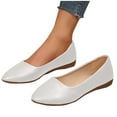 thumbnail image 6 of Dpityserensio Flats Shoes for Women Style Solid Color Shallow Mouth Shoes Breathable Toe Flat Shoes, 6 of 7