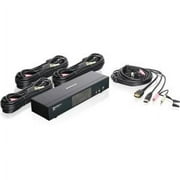 IOGEAR 4PORT HDMI KVM SWITCH W/AUDIO USB 2.0 HUB & CABLES TAA COMPLIANT