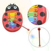 Colorful 5 Tones Kids Children Xylophone Glockenspiel Cartoon Ladybird