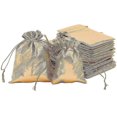 thumbnail image 1 of 60pcs Gold Organza Drawstring Gift Bags, 12x9cm &7x9cm for Jewelry Candy Wedding Party, 1 of 5