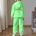 thumbnail image 6 of Toddler Outfits For Girls Sets Boys Long Sleeve Solid Warm Hoodie Pullover Tops Pants Kids Sweat Suit 6-12 Months 12-24 Months 2T 3T 4T 5T 6T 7T Gift Set 12-13 Years, 6 of 7