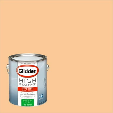 Glidden High Endurance, Interior Paint and Primer, Orange Sherbet, # 98YR (Best Brand Of Orange Sherbet)