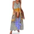 thumbnail image 1 of Vestido sin mangas de polilla y achicoria vestido de noche de mujer 2024 Vestido de dama de honor mujer, 1 of 7