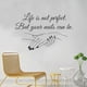 thumbnail image 2 of Life is Not Perfect But Your Nails Can Be Vinyl Wall Decal Creative Wall Sticker Removable Art Wall Paper, 2 of 3
