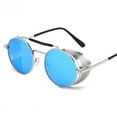 thumbnail image 4 of Gafas de sol estilo steampunk, gafas de sol con personalidad, gafas de sol redondas vintage, gafas de sol con clasificación de protección, 4 of 5