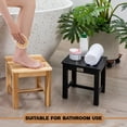 thumbnail image 3 of Banco Escalón VICTORY RELAX de Madera Negra 30 cm Madera de Acacia, 3 of 9