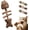 B, variant on Catnip and Silvervine Chew Toy for Cats, Natural Fishbone Catnip & Silvervine Chew Toy, or Teeth Cleaning, Chewing, Interactive Play and Indoor Cats (B)