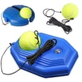 thumbnail image 2 of Heavy Duty Tennis Training Aids Base With Elastic Rope Ball Practice Self-Duty Rebound Tennis Trainer Partner Sparring Device A1, 2 of 6