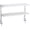 White, variant on Clip-on 24inch two-tier desktop shelf, suitable for desktop accessories