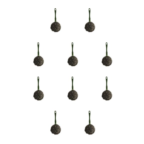 Cepillo de limpieza Wosthever 10piezas Verde ABS