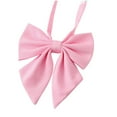thumbnail image 2 of Xfvqtps Girls Bow Tie Solid Color Bowties Adjustable Neckties for Uniform School Party Pink, 2 of 4