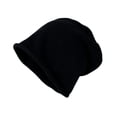 thumbnail image 3 of Gorro holgado para hombre, cómodo, de moda, estilo hip hop, tejido elástico, gorro con forma de Negro, 3 of 8