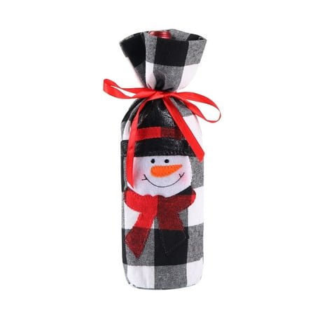 

New Thanksgiving Decorations Gifts Under 10 Dollars 2023 Christmas Decor Nightmare Before Christmas Gifts Merry Christmas Santa Wine Bottle Bag Cover Xmas Festival Party Table Decor
