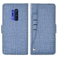 thumbnail image 4 of OnePlus 8 Pro Case, iCoverCase Étui Portefeuille en Cuir Véritable Coupe Ajustée Style Folio Livre avec Support et Fentes pour Cartes Étui à Rabat pour OnePlus 8 Pro (Bleu), 4 of 5