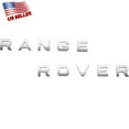 thumbnail image 2 of Matte Silver Emblem Badge for Range Rover Trunk Letters Decal Emblem Sport Evoque Velar, 2 of 2