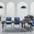 thumbnail image 6 of Regency 66 x 24 in. Height Adjustable Classroom Activity Table- Grey, 6 of 6