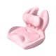 thumbnail image 2 of Silla de cojín de asiento respaldo portátil portátil respaldo soporte de soporte lumbar almohada para asientos de automóviles silla de oficina viaje Rosa, 2 of 9
