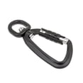 thumbnail image 6 of Pitycbo 380~400KG Auto Locking Carabiner Rotating Hammock Hanging Buckle Hook Black, 6 of 8