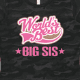 thumbnail image 4 of Inktastic Sister Worlds Best Big Sis Women's T-Shirt, 4 of 5
