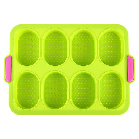 

ERTUTUYI Non-stick Silicone 8-piece Cake French Bread Baking