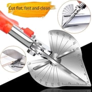 Miter Cutter 45 to 135 Degree Multi Angle Miter Shear Cutter Soft Wood Cutter Adjustable Trunking Miter Trim Cutter Cutting Hand Tool for Cutting Mold