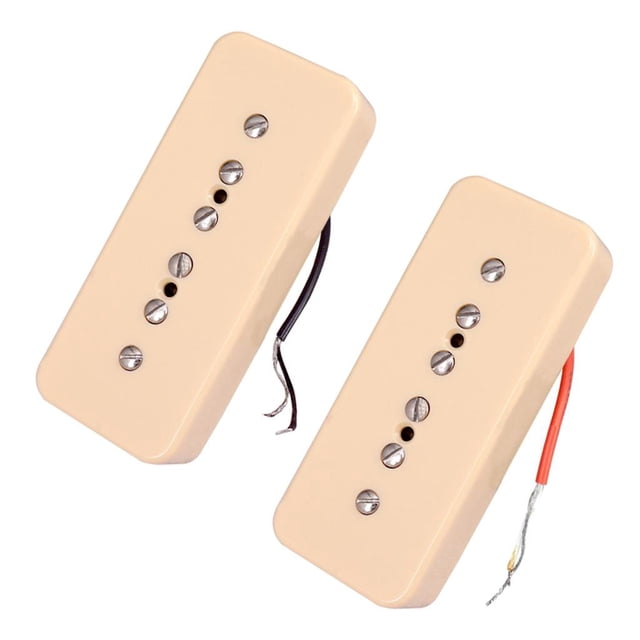 s de Puente Y Cuello de Barra de Jabón P90 de 2 Piezas, Espaciado de Polos de 50/52 Piezas de Guitarra Eléctrica Gloria Pastillas de barra de jabón P90