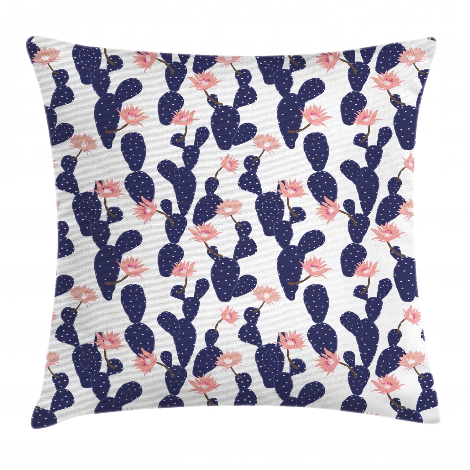 navy and blush throw