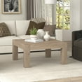 thumbnail image 5 of Evelyn&Zoe Medium Density Fiberboard Coffee Table, Antiqued Gray Oak, 5 of 5