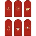 thumbnail image 1 of YISITIAN Red Envelopes Chinese 2023 6pcs,Chinese Red Envelopes New Year Rabbit Red Packet,Lucky Money Envelopes with Rabbit Patterns Emboss Foil Chinese New Year Lunar Rabbit Hong Bao for CJ919-90304, 1 of 5