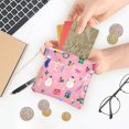 thumbnail image 5 of PU Leather Coin Purse Wallet Compact Water-Resistant Card Cases Money Organizers Cute Christmas Element, 5 of 7