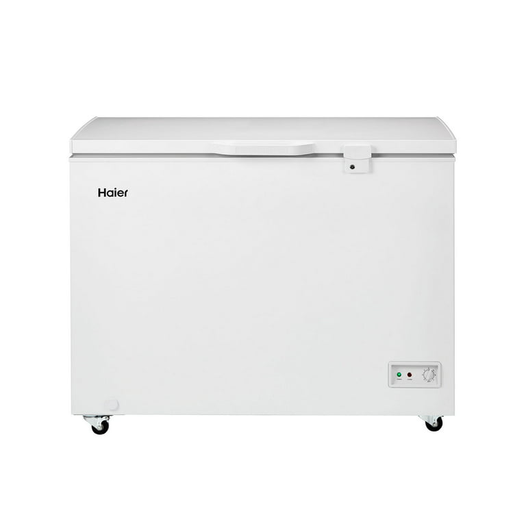 Haier LW120W 4.2 Cu. Ft. Access Plus Chest Freezer with Manual Defrost and  Adjustable Thermostat Control