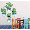 thumbnail image 2 of Family of Cactus with Words Like Live, Love, Enjoy and Laugh Creative and Abstract Word Art Design Vinyl Wall Decal and Decoration 20" x 26", 2 of 5