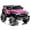 Pink, variant on Sakiyr Kids Ride On Car Truck, with Remote Control Led Lights Bluetooth Music Safety Belt, 12V Electric Toy Car with Pring Suspensions