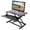 Black 23, variant on Adjustable Height Desk Converter for Dual Monitor and Laptop, 32 Inch Sit to Stand Riser with Wide Keyboard Tray, Space Saving Workstation for Home Office, Black