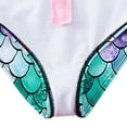 thumbnail image 6 of Esho Girls Long Sleeve One-Piece Swimsuit Kids Beach Swimming Bathing Suit Swimwear 2-12Y, 6 of 8
