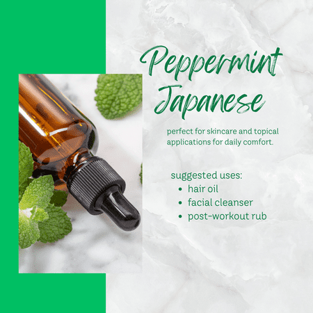 Peppermint Essential Oil - 1/6 fl oz (5 ml) Glass Bottle w/ Euro Dropper - 100% Pure Essential Oil by GreenHealth (2 Pk)